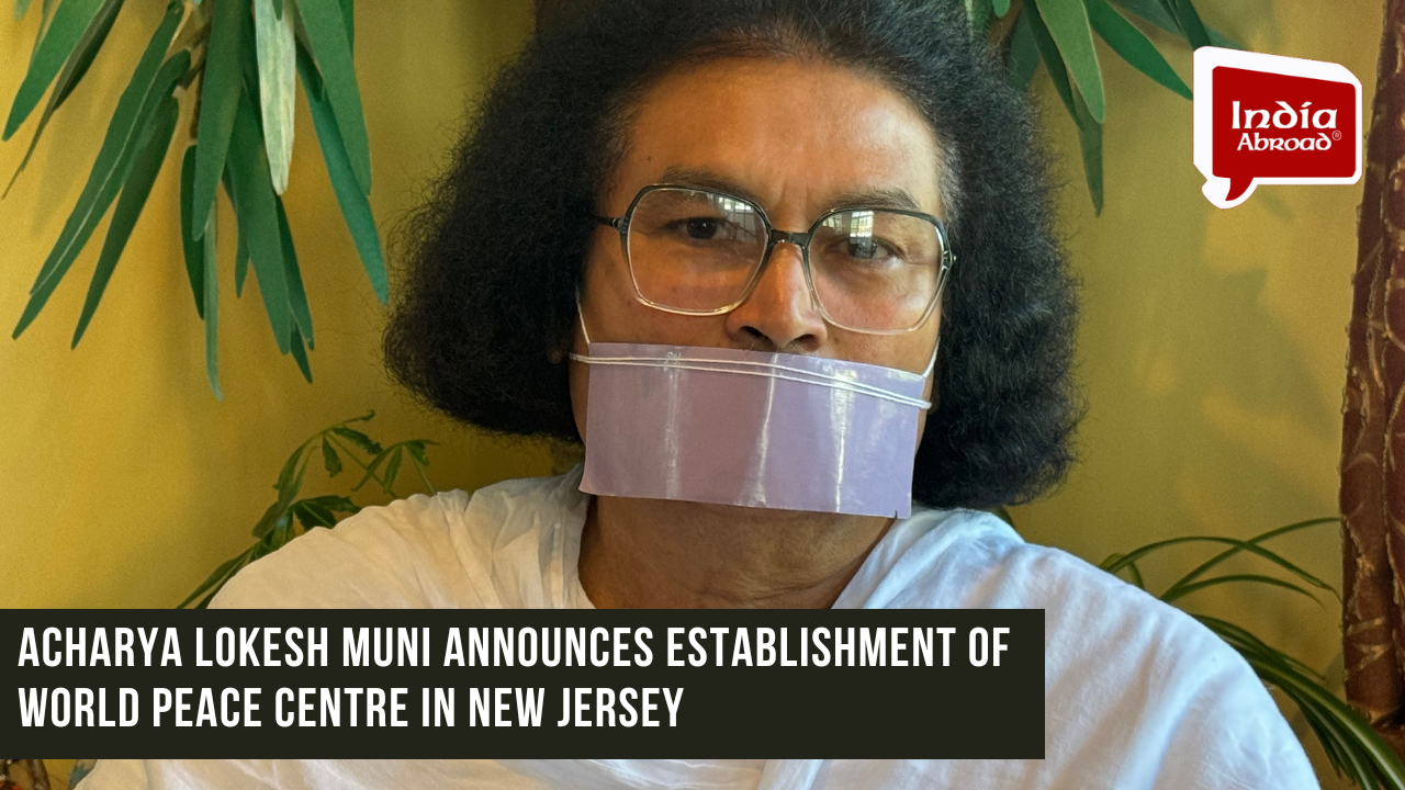 Acharya Lokesh Muni announces establishment of World Peace Centre in New Jersey